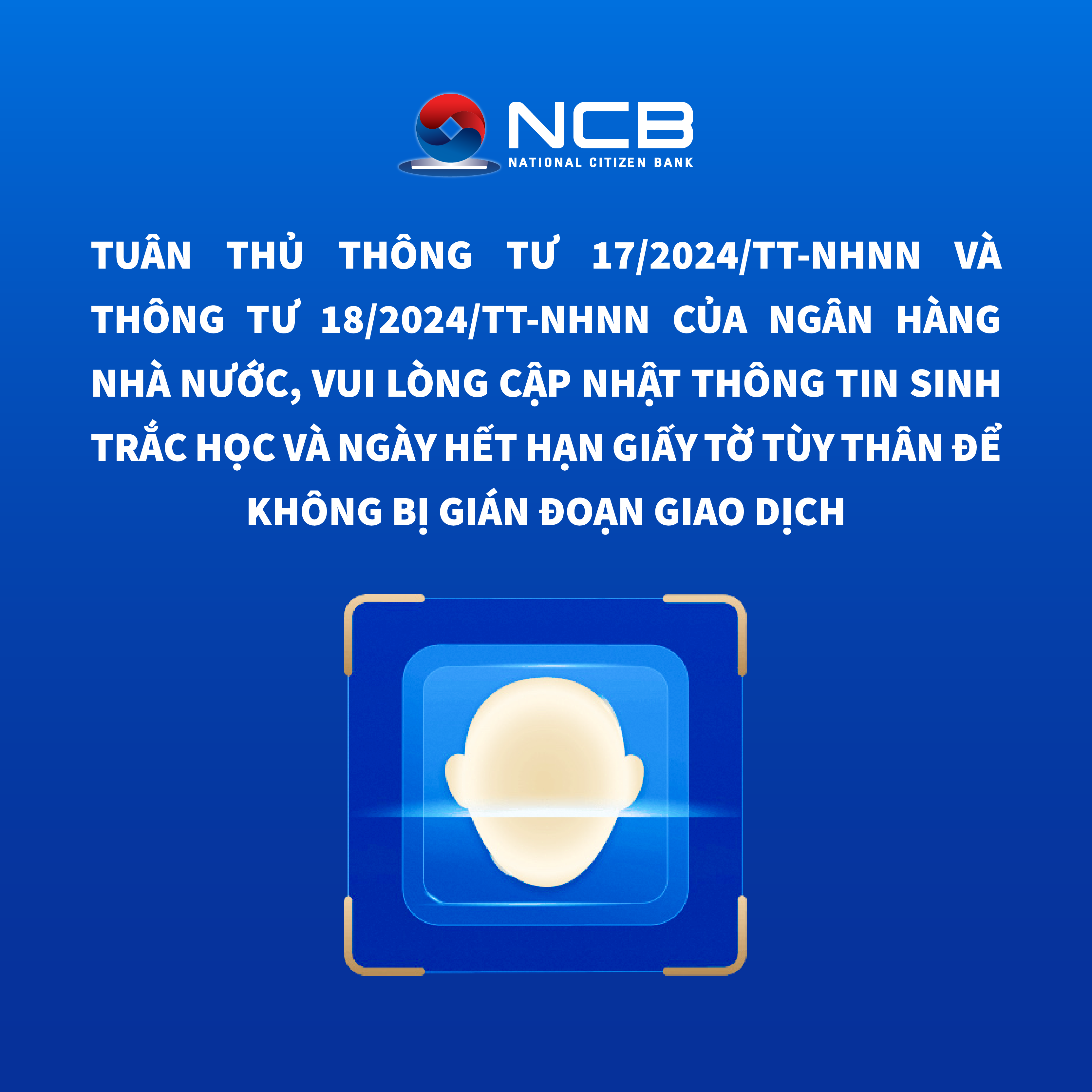 EXPIRATION OR NON-UPDATE OF IDENTIFICATION DOCUMENTS/BIOMETRICS RESULTS IN TRANSACTION SUSPENSION