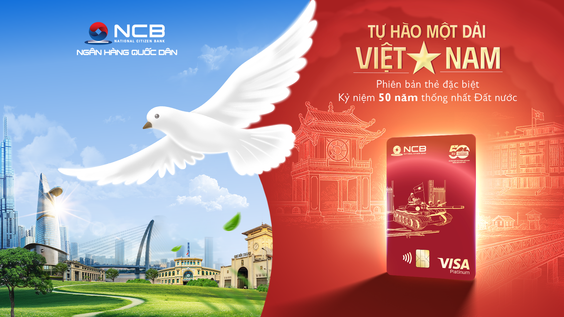 Thẻ tín dụng NCB “Thống Nhất” – dấu ấn độc bản trên thị trường ngân hàng