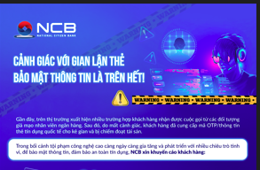 CẢNH GIÁC VỚI GIAN LẬN THẺ - BẢO  MẬT THÔNG TIN LÀ TRÊN HẾT