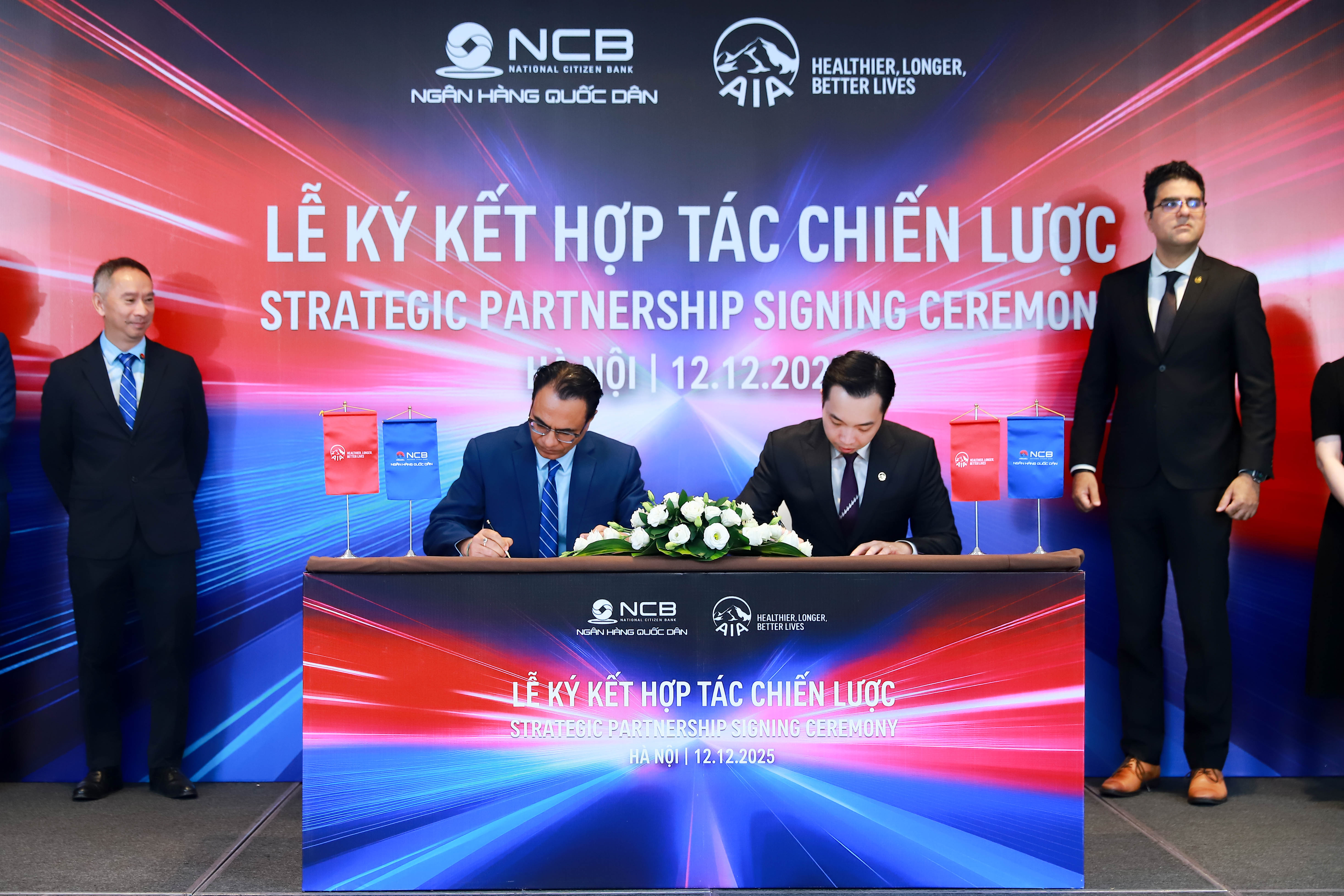 NCB VÀ AIA HỢP TÁC CHIẾN LƯỢC, MỞ RỘNG HỆ SINH THÁI TÀI CHÍNH – BẢO HIỂM CAO CẤP