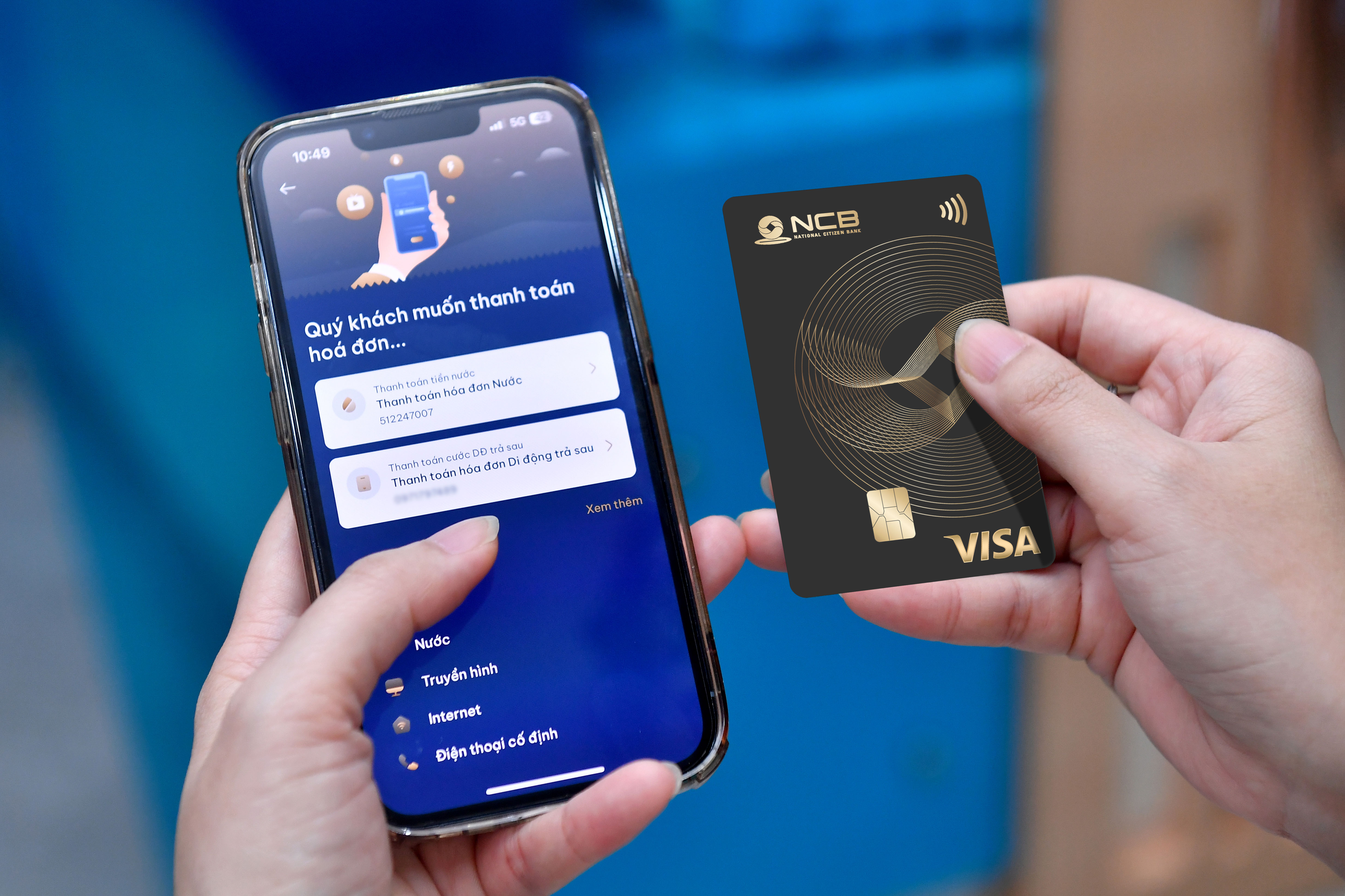 Thanh toán thông minh thời số hóa cùng “ngân hàng bỏ túi” NCB iziMobile