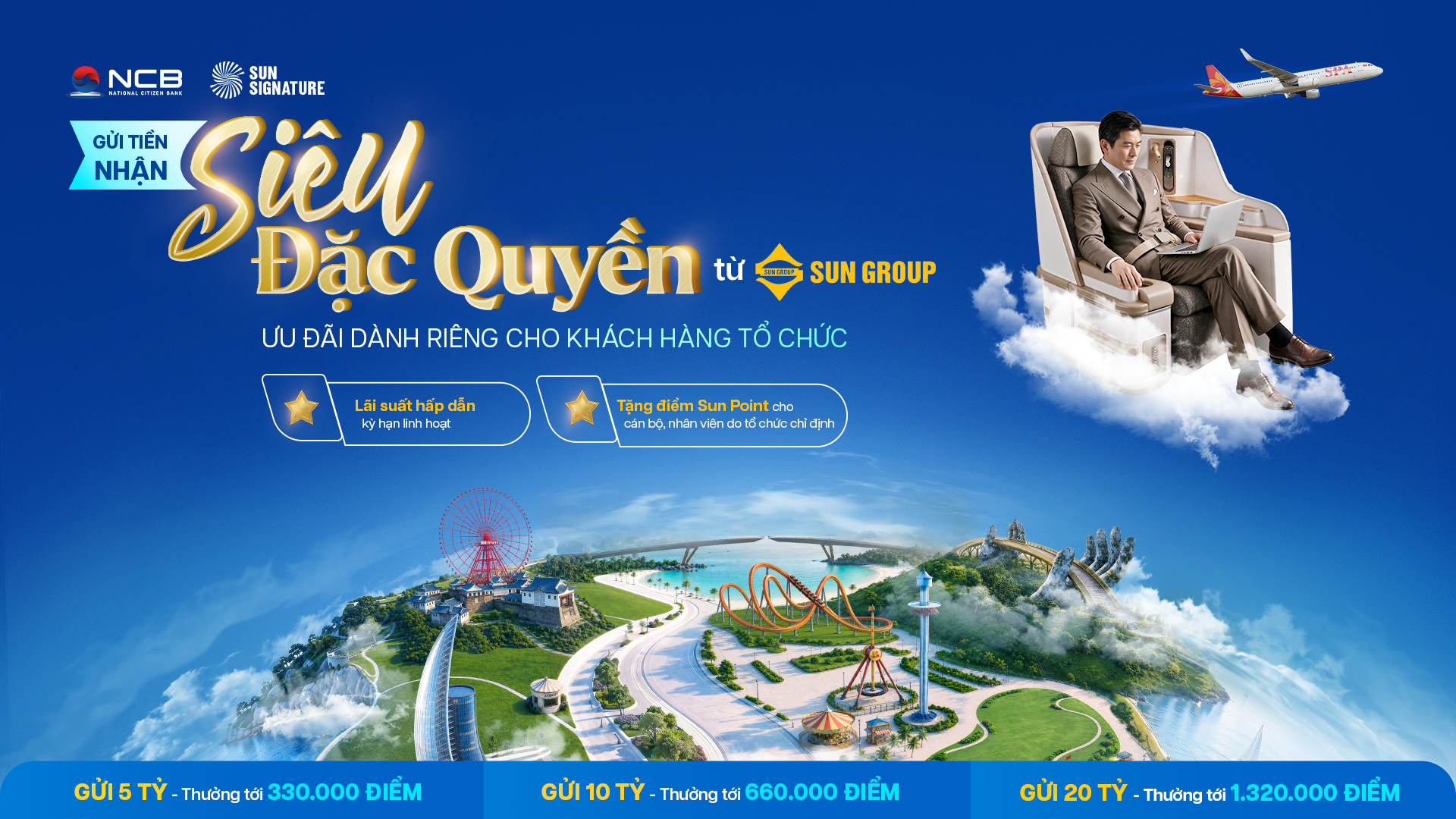 Gửi tiền nhận Siêu Đặc Quyền dành cho Khách hàng Tổ chức