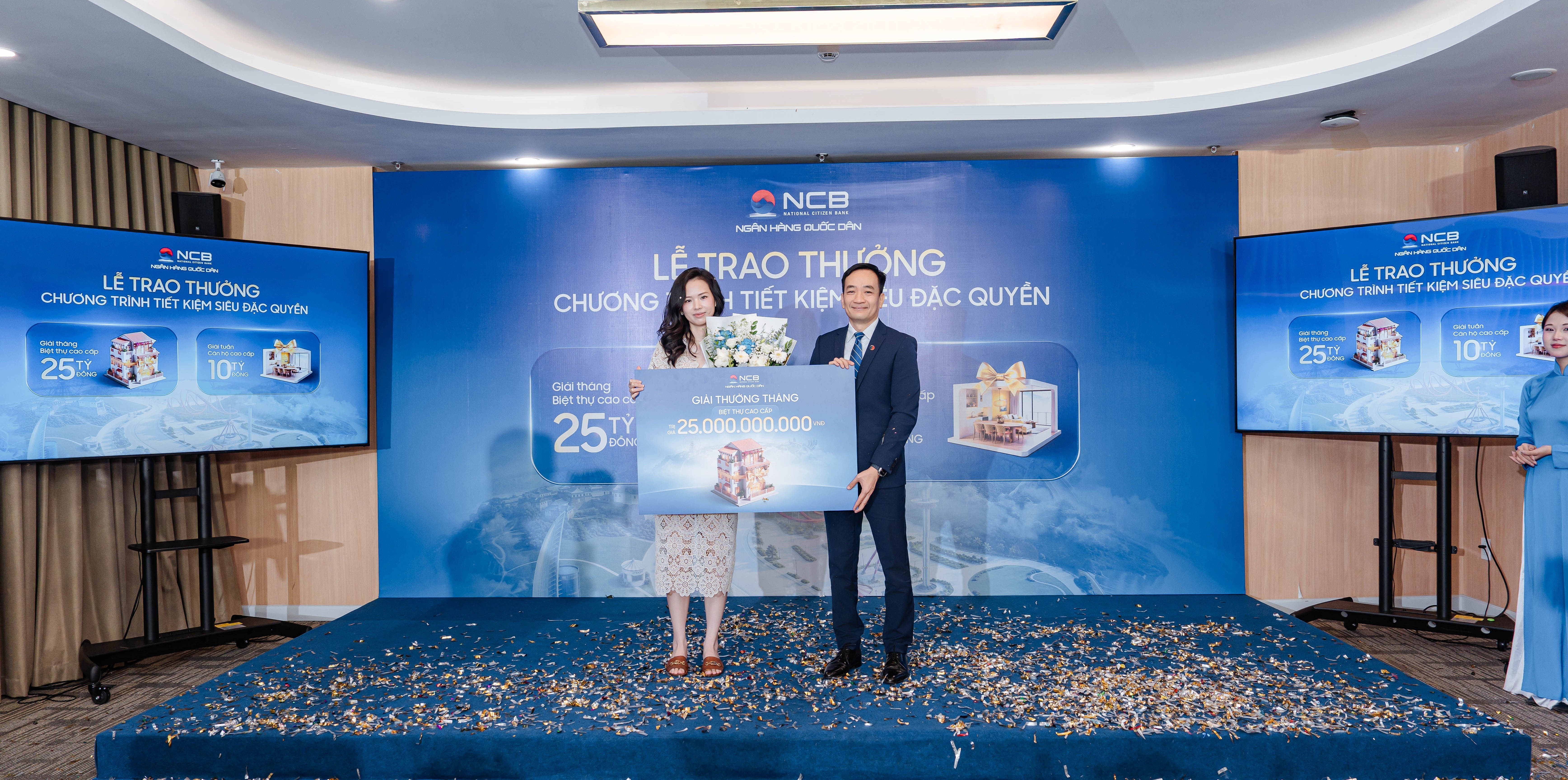 NCB trao 5 bất động sản cao cấp chỉ trong 1 tháng, tung thêm 338 tỷ đồng quà tặng cho khách gửi tiết kiệm