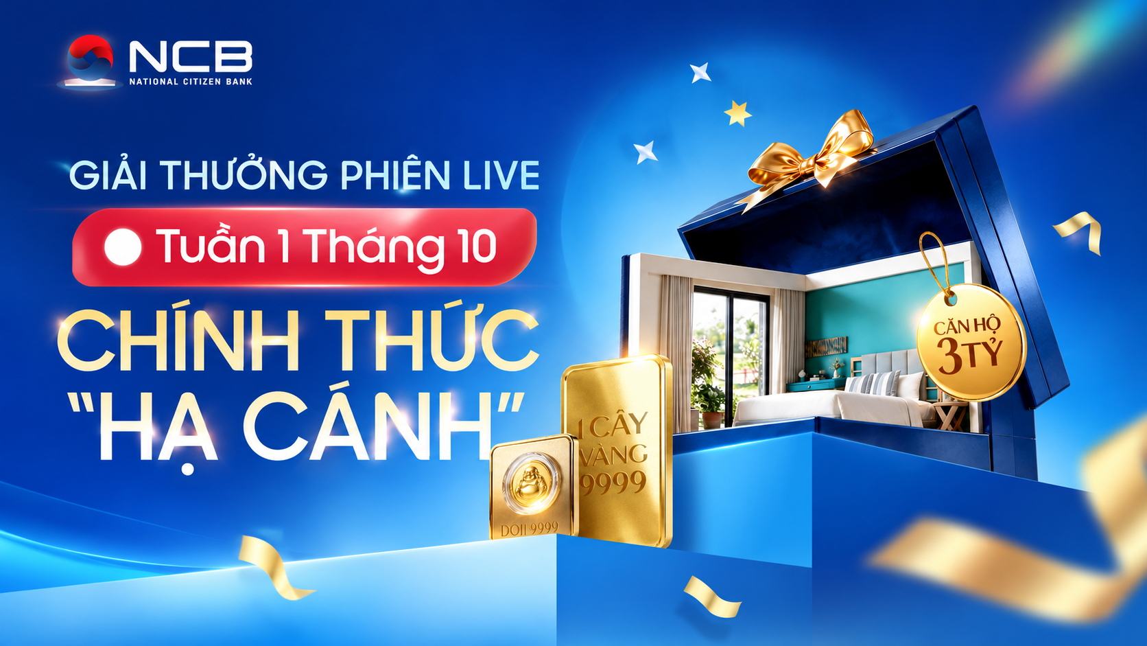 KẾT QUẢ QUAY SỐ TUẦN 1 THÁNG 10 - CHƯƠNG TRÌNH TIẾT KIỆM SIÊU ĐẶC QUYỀN