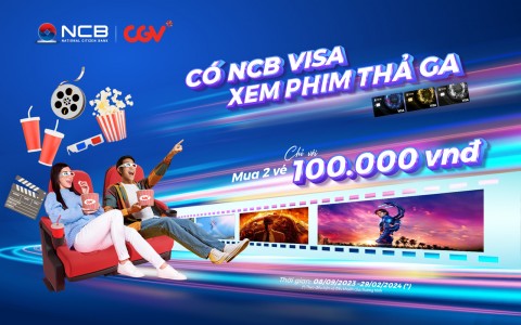 WITH NCB VISA – ENJOY MOVIES WITH LEISURE