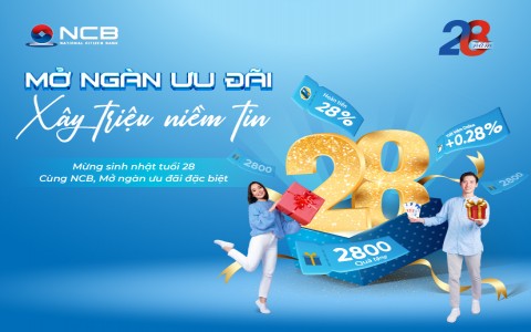 CELEBRATING NCB'S 28TH ANNIVERSARY: THOUSANDS OFFERS - MILLIONS TRUST