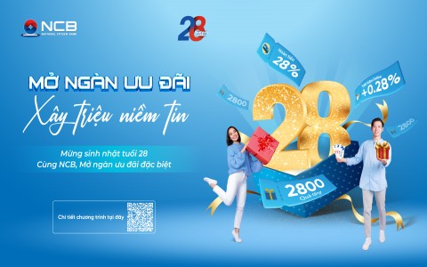 NCB KICKS OFF MAJOR PROMOTIONS TO CELEBRATE 28TH ANNIVERSARY