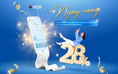 NHẸ NHÀNG THANH TOÁN, VUI HOÀN TIỀN CÙNG NGÂN HÀNG SỐ NCB IZIMOBILE