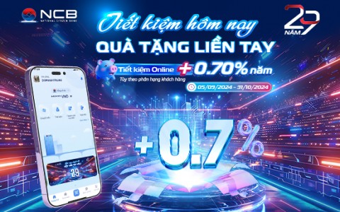 29TH ANNIVERSARY: ONLINE SAVINGS WITH LOW INTEREST RATES!