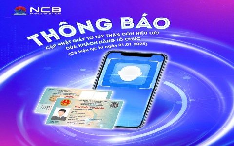 NCB ANNOUNCEMENT ON UPDATING VALID IDENTIFICATION DOCUMENTS FOR CORPORATE CUSTOMERS