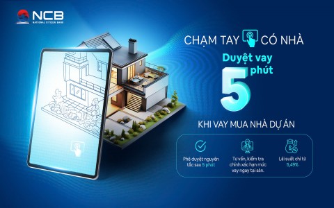NCB vận hành hệ thống RLOS, tư vấn và giải ngân khoản vay nhanh chóng, chính xác