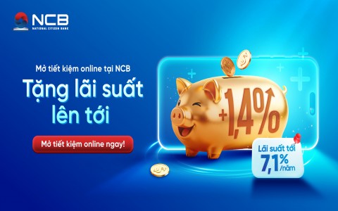 NCB LAUNCHES PROMOTION PROGRAM “OPEN ONLINE SAVINGS – EARN UP TO 1.4% ADDITIONAL INTEREST RATE”