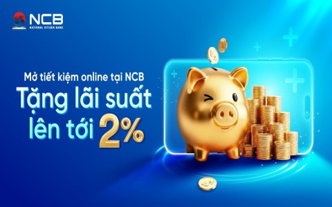 Online Savings Deposits at NCB: Receive an Additional Interest Rate of Up to 2.0% Directly on iziMobile