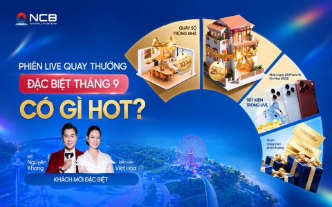 NCB công bố Danh sách khách hàng nhận ưu đãi trong phiên livestream Tiết Kiệm Siêu Đặc Quyền ngày 01/10/2026
